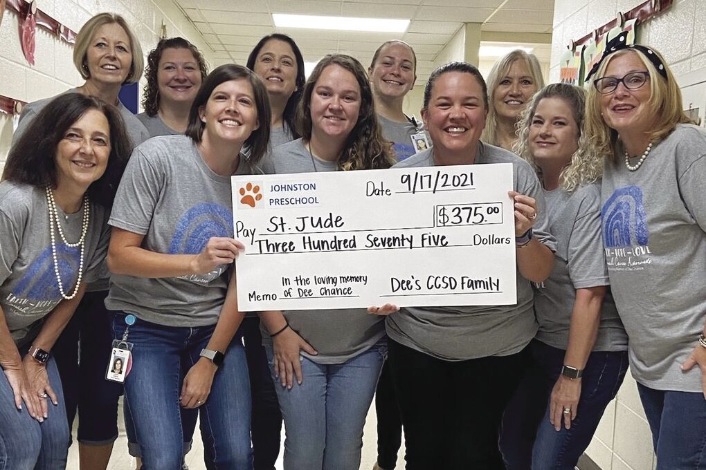 Johnston Preschool Center raises money for St. Jude in memory of educator